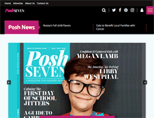 Tablet Screenshot of poshseven.com